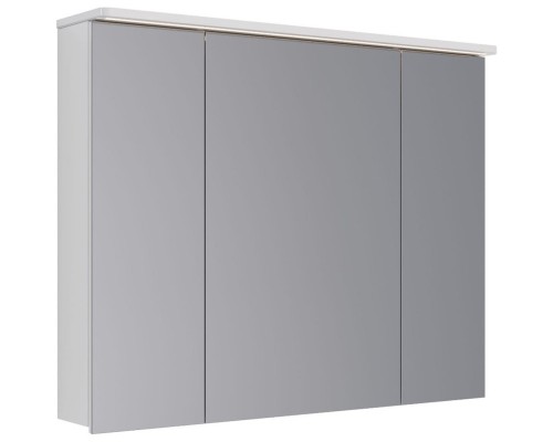 Зеркальный шкаф 100x80 см белый глянец Lemark Zenon LM100ZS-Z