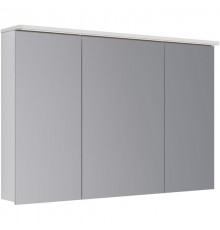 Зеркальный шкаф 120x80 см белый глянец Lemark Zenon LM120ZS-Z