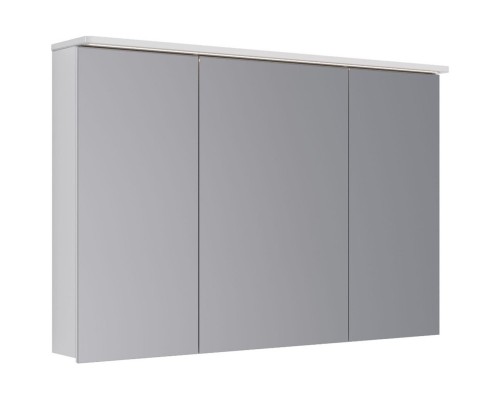 Зеркальный шкаф 120x80 см белый глянец Lemark Zenon LM120ZS-Z