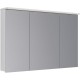 Зеркальный шкаф 120x80 см белый глянец Lemark Zenon LM120ZS-Z