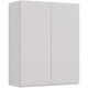 Шкаф двустворчатый 60x75 см белый глянец Lemark Veon LM01V60SH