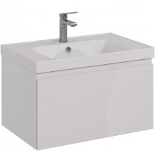 Тумба белый глянец 66,6 см Lemark Veon Mini LM02VM70T