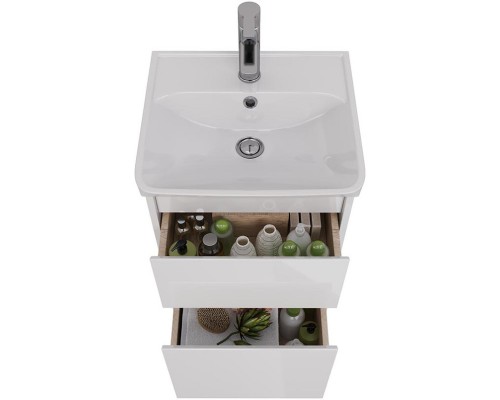 Тумба белый глянец 42,6 см Lemark Combi LM03C45T