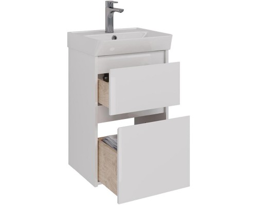 Тумба белый глянец 42,6 см Lemark Combi LM03C45T