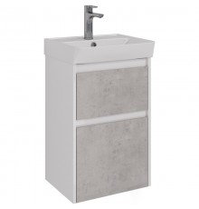 Тумба белый глянец/бетон 42,6 см Lemark Combi LM03C45T-Beton