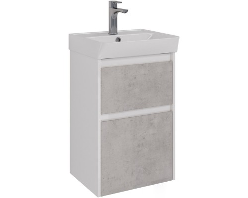 Тумба белый глянец/бетон 42,6 см Lemark Combi LM03C45T-Beton