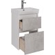 Тумба белый глянец/бетон 42,6 см Lemark Combi LM03C45T-Beton