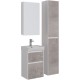 Тумба белый глянец/бетон 42,6 см Lemark Combi LM03C45T-Beton
