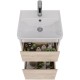 Тумба дуб кантри/белый глянец 42,6 см Lemark Combi LM03C45T-dub