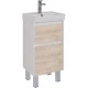 Тумба дуб кантри/белый глянец 42,6 см Lemark Combi LM03C45T-dub