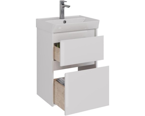 Тумба белый глянец 47,6 см Lemark Combi LM03C50T