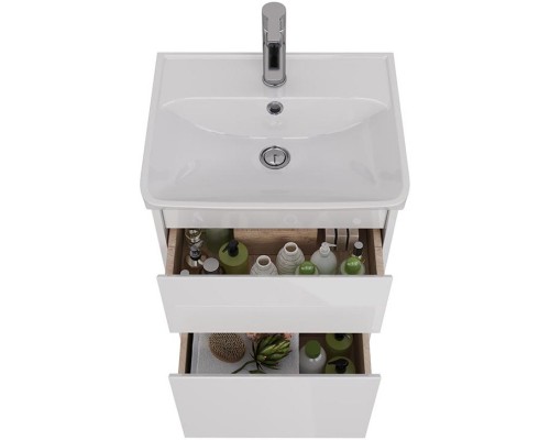 Тумба белый глянец 47,6 см Lemark Combi LM03C50T