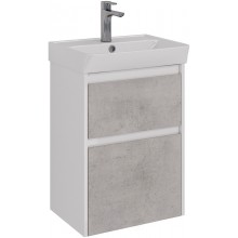 Тумба белый глянец/бетон 47,6 см Lemark Combi LM03C50T-Beton
