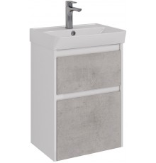 Тумба белый глянец/бетон 47,6 см Lemark Combi LM03C50T-Beton