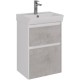 Тумба белый глянец/бетон 47,6 см Lemark Combi LM03C50T-Beton