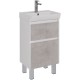 Тумба белый глянец/бетон 47,6 см Lemark Combi LM03C50T-Beton