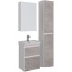 Тумба белый глянец/бетон 47,6 см Lemark Combi LM03C50T-Beton