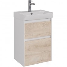 Тумба дуб кантри/белый глянец 47,6 см Lemark Combi LM03C50T-dub