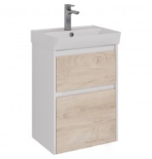 Тумба дуб кантри/белый глянец 47,6 см Lemark Combi LM03C50T-dub