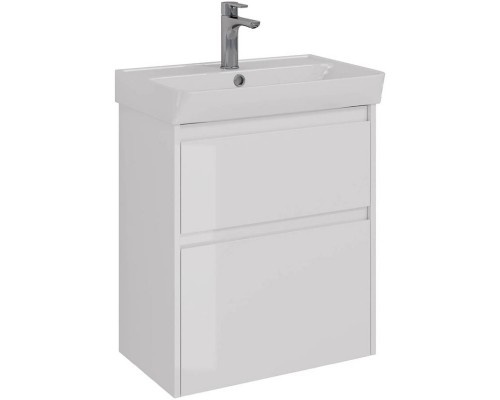 Тумба белый глянец 57,4 см Lemark Combi LM03C60T