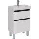 Тумба белый глянец/черный 57,4 см Lemark Combi LM03C60T-black