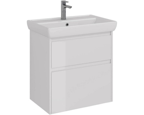 Тумба белый глянец 64,4 см Lemark Combi LM03C70T