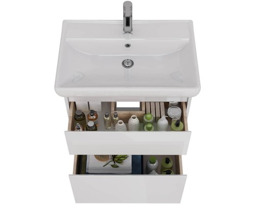 Тумба белый глянец 64,4 см Lemark Combi LM03C70T