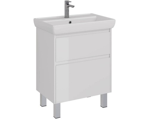 Тумба белый глянец 64,4 см Lemark Combi LM03C70T