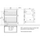 Тумба белый глянец 64,4 см Lemark Combi LM03C70T