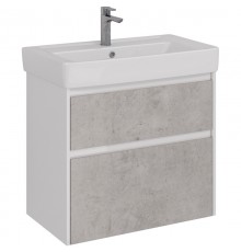 Тумба белый глянец/бетон 74,4 см Lemark Combi LM03C80T-Beton