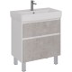 Тумба белый глянец/бетон 74,4 см Lemark Combi LM03C80T-Beton