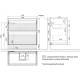 Тумба дуб кантри/белый глянец 74,4 см Lemark Combi LM03C80T-dub