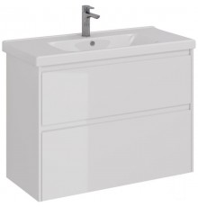 Тумба белый глянец 95,8 см Lemark Combi LM03C100T