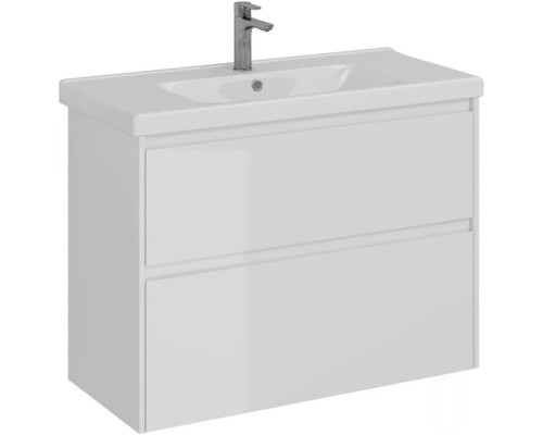 Тумба белый глянец 95,8 см Lemark Combi LM03C100T
