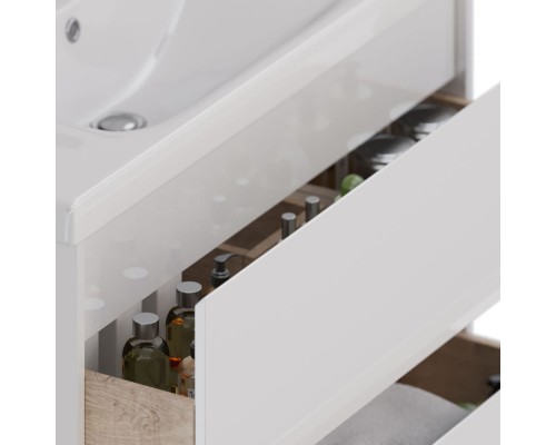 Тумба белый глянец 95,8 см Lemark Combi LM03C100T