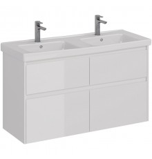 Тумба белый глянец 120 см Lemark Combi LM03C125T