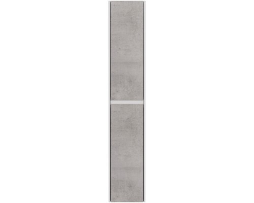 Пенал подвесной белый глянец/бетон L/R Lemark Combi LM03C35P-Beton