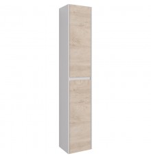 Пенал подвесной дуб кантри/белый глянец L/R Lemark Combi LM03C35P-dub