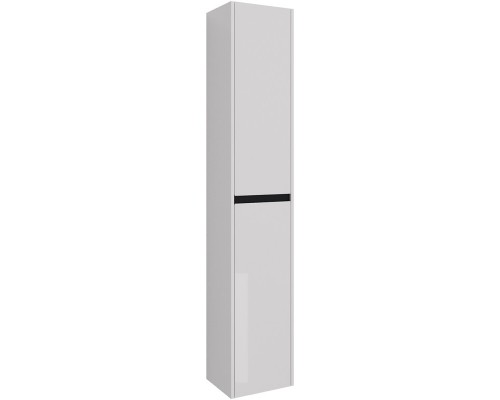 Пенал подвесной белый глянец/черный L/R Lemark Combi LM03C35P-black