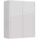 Шкаф двустворчатый 60x75 см белый глянец Lemark Combi LM03C60SH