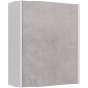 Шкаф двустворчатый 60x75 см белый глянец/бетон Lemark Combi LM03C60SH-Beton Шкаф двустворчатый 60x75 см белый глянец/бетон Lemark Combi LM03C60SH-Beton