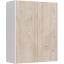 Шкаф двустворчатый 60x75 см дуб кантри/белый глянец Lemark Combi LM03C60SH-dub Шкаф двустворчатый 60x75 см дуб кантри/белый глянец Lemark Combi LM03C60SH-dub
