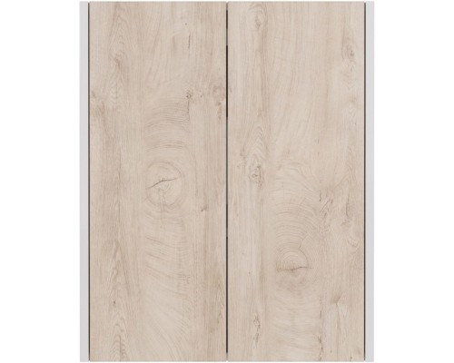 Шкаф двустворчатый 60x75 см дуб кантри/белый глянец Lemark Combi LM03C60SH-dub