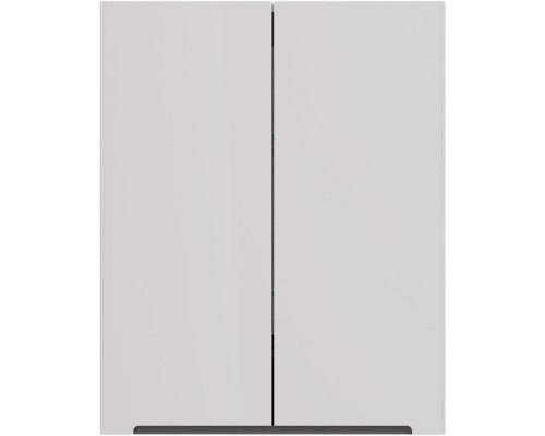 Шкаф двустворчатый 60x75 см белый глянец Lemark Buno LM04B60SH