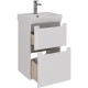 Тумба белый глянец 42,6 см Lemark Buno LM04B45T