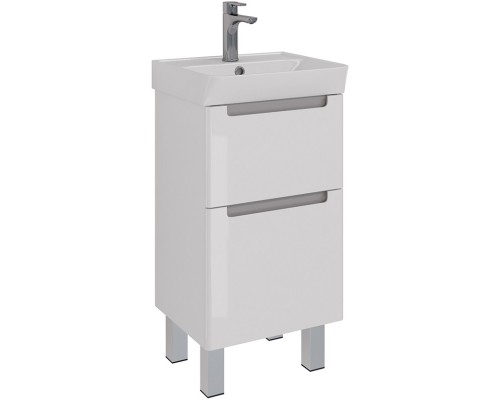 Тумба белый глянец 42,6 см Lemark Buno LM04B45T