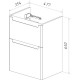 Тумба белый глянец 47,7 см Lemark Buno LM04B50T