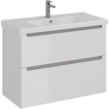 Тумба белый глянец 95,8 см Lemark Buno LM04B100T