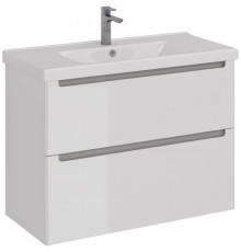 Тумба белый глянец 95,8 см Lemark Buno LM04B100T