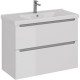 Тумба белый глянец 95,8 см Lemark Buno LM04B100T